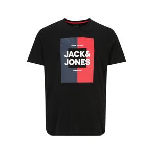 Jack & Jones Plus Póló 'OSCAR'  fekete