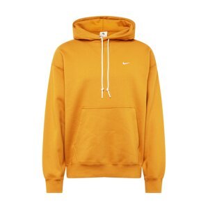 Nike Sportswear Tréning póló 'Swoosh'  aranysárga / fehér