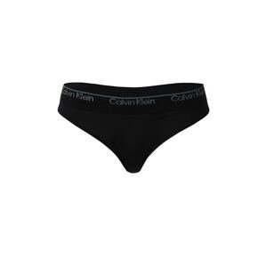 Calvin Klein Underwear String bugyik  galambkék / fekete
