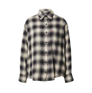 LEVI'S ® Blúz 'Nola Shirt'  világosbarna / fekete