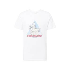 DEDICATED. Póló 'Stockholm Forever Lost'  világoskék / sötétkék / pasztellpiros / fehér