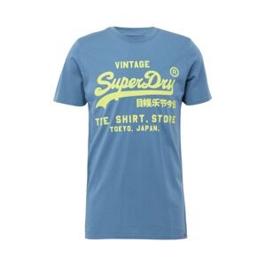Superdry Póló  kék / limone
