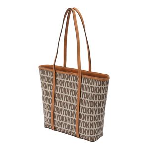 DKNY Shopper táska 'Seventh Avenue'  barna / csokoládé / világosszürke