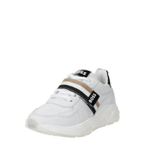BOSS Kidswear Sportcipő  zerge / fekete / fehér