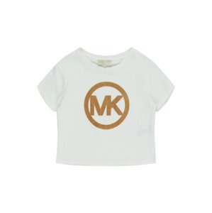 Michael Kors Kids Póló  cappuccinobarna / fehér