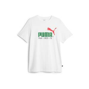 PUMA Póló 'No. 1 Logo Celebration'  zöld / piros / fekete / fehér