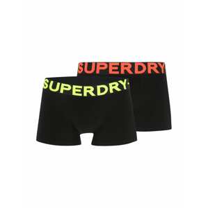 Superdry Boxeralsók  neonzöld / korál / fekete