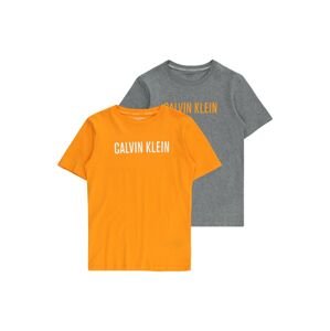 Calvin Klein Jeans Póló  szürke melír / narancs / fehér