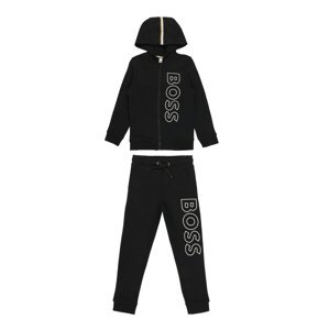 BOSS Kidswear Jogging ruhák 'KOMBINATION'  fekete / fehér
