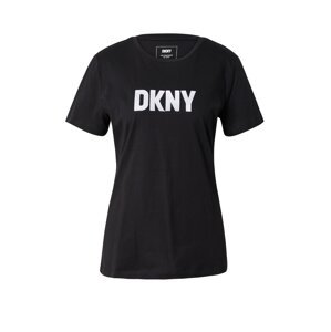 DKNY Póló 'FOUNDATION'  fekete / természetes fehér