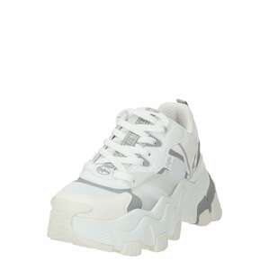 BUFFALO Rövid szárú sportcipők 'NORION'  szürke / fehér / természetes fehér
