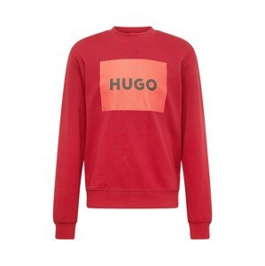 HUGO Tréning póló 'Duragol'  szürke / lazac / sötétvörös