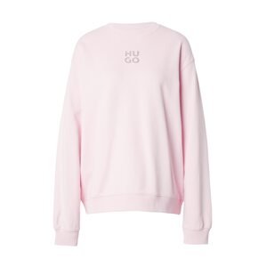 HUGO Tréning póló  szürke / rózsaszín