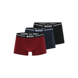 BOSS Black Boxeralsók  tengerészkék / burgundi vörös / fekete / fehér