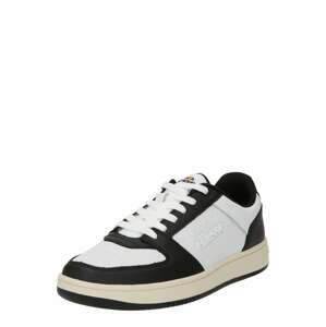 ELLESSE Rövid szárú sportcipők 'PANARO'  fekete / fehér / természetes fehér