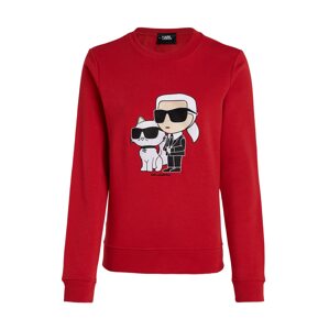 Karl Lagerfeld Tréning póló 'Ikonik 2.0'  testszínű / piros / fekete / fehér
