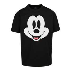 MT Upscale Póló 'Disney 100 Mickey Face'  gránátalma / fekete / fehér