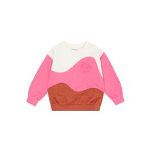 STACCATO Tréning póló  karamell / világos-rózsaszín / természetes fehér