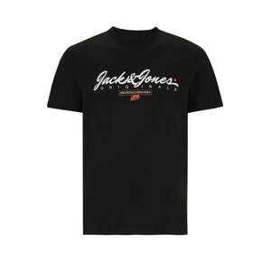 Jack & Jones Plus Póló 'SYMBOL'  piros / fekete / fehér