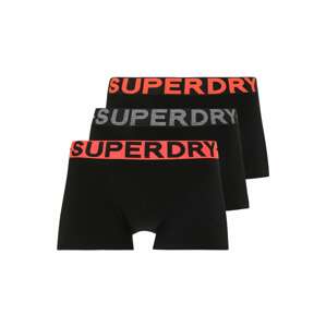 Superdry Boxeralsók  szürke / neonnarancs / fekete