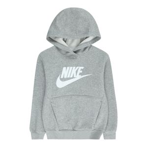 Nike Sportswear Tréning póló 'Club FLC'  szürke melír / fehér