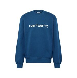 Carhartt WIP Tréning póló  sötétkék / fehér