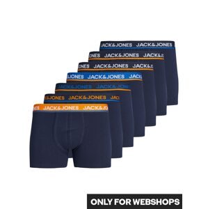 JACK & JONES Boxeralsók  égkék / sötétkék / narancs / fehér