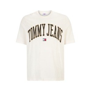 Tommy Jeans Plus Póló  sárga / piros / fekete / fehér