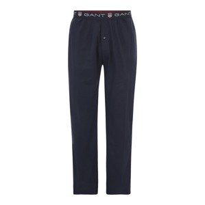 GANT Pizsama nadrágok  sötétkék / ezüstszürke / kárminvörös
