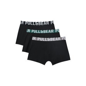 Pull&Bear Boxeralsók  taupe / smaragd / fekete