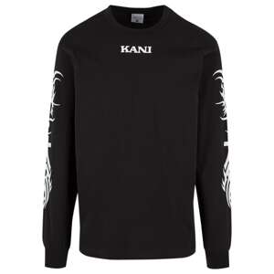 Karl Kani Póló 'Small Retro Tribal'  fekete / fehér