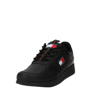 Tommy Jeans Rövid szárú sportcipők 'ESSENTIAL'  kék / piros / fekete