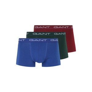 GANT Boxeralsók  kék / sötétzöld / cseresznyepiros / fehér