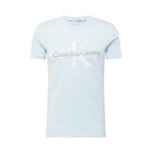 Calvin Klein Jeans Póló  pasztellkék / fehér