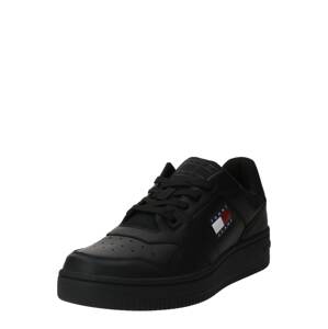 Tommy Jeans Rövid szárú sportcipők 'Retro Basket'  fekete