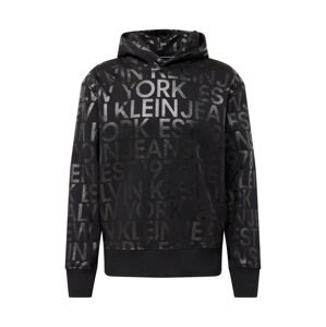 Calvin Klein Jeans Tréning póló  ezüstszürke / fekete
