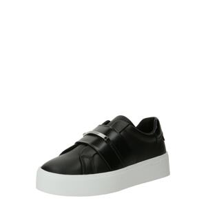 Calvin Klein Belebújós cipők  fekete / ezüst