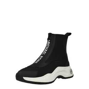 MICHAEL Michael Kors Magas szárú sportcipők 'DARA'  fekete / fehér