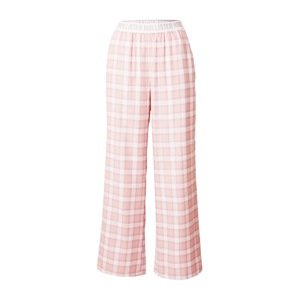 HOLLISTER Pizsama nadrágok  rózsaszín / fáradt rózsaszín / fehér
