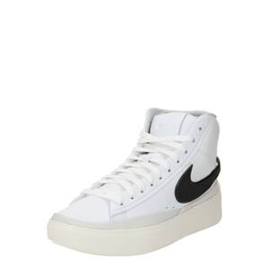 Nike Sportswear Magas szárú sportcipők 'BLAZER PHANTOM'  fekete / fehér
