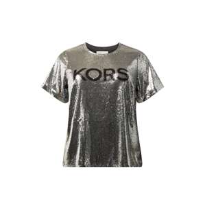 Michael Kors Plus Póló 'CLASSIC'  fekete / ezüst