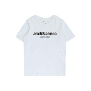 Jack & Jones Junior Póló 'LAKEWOOD'  bézs / fekete / fehér