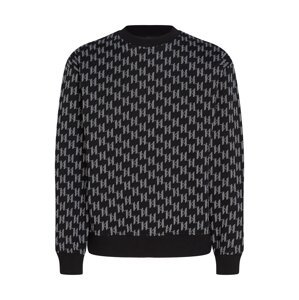 Karl Lagerfeld Tréning póló  szürke / fekete
