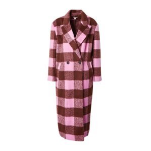 TOPSHOP Átmeneti kabátok  rózsaszín / burgundi vörös