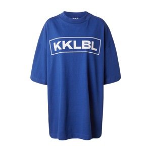 Karo Kauer Oversize póló  sötétkék / citromzöld / fehér