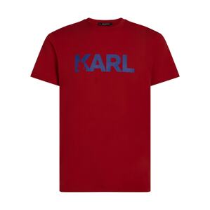 Karl Lagerfeld Póló  sötétkék / bordó