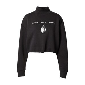 Calvin Klein Jeans Tréning póló 'DIAMOND'  fekete / piszkosfehér