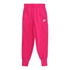 Nike Sportswear Nadrág 'CLUB FLEECE'  rózsaszín / fehér