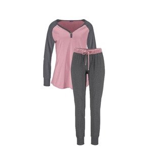 BUFFALO Pizsama  szürke / rózsaszín